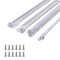 South Main Hardware 12 in. White Coated Steel Euro Bottom Mount Drawer Slides SLIDE-R-12 - alternate 1